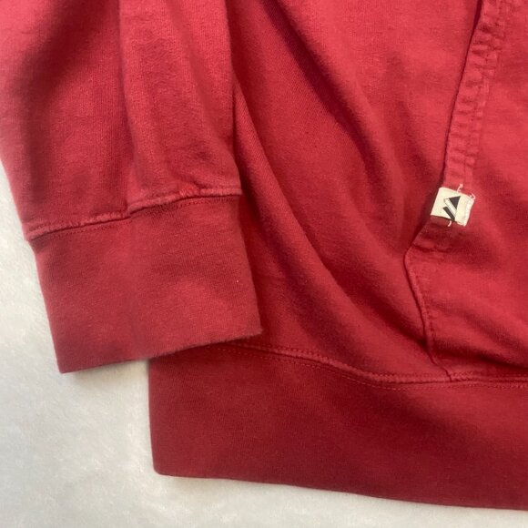 Majestic Baseball Boston Red Sox Striped Sweater Red Full Zip Up 2XL 100% Cotton - Picture 4 of 12